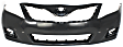 3-Piece Kit, Front Primed Bumper Cover, USA Built Vehicle, Includes (1) Bumper Cover, (1) Bumper Grille, and (1) Grille