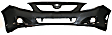 3-Piece Kit Front Primed Bumper Cover, For Models With Spoiler Holes, North America Built Vehicle, Includes (1) Bumper Cover, (1) Bumper Grille, and (1) Grille