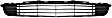 3-Piece Kit Front Primed Bumper Cover, For Models With Spoiler Holes, North America Built Vehicle, Includes (1) Bumper Cover, (1) Bumper Grille, and (1) Grille