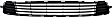 2013 Toyota Corolla S - 3-Piece Kit Front Primed Bumper Cover, North America Built Vehicle,  Includes (1) Bumper Cover, (1) Bumper Grille, and (1) Grille