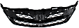 2013 Toyota Corolla S - 3-Piece Kit Front Primed Bumper Cover, North America Built Vehicle,  Includes (1) Bumper Cover, (1) Bumper Grille, and (1) Grille