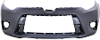 2014-2016 Toyota Corolla - 3-Piece Kit, Front Primed Bumper Cover, Includes (1) Bumper Cover, (1) Bumper Grille, and (1) Grille