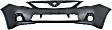 2011-2013 Toyota Corolla - 3-Piece Kit, Grille Painted Black, North America Built Vehicle, CAPA Certified, Includes (1) Bumper Cover, (1) Bumper Grille, and (1) Grille