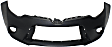 2014 Toyota Corolla - 3-Piece Kit Front Primed Bumper Cover, Fits CELLELE ECO Sub-Models Only, Without Chrome Grille Surround, CAPA Certified  Includes (1) Bumper Cover, (1) Bumper Grille, and (1) Grille