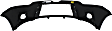 2014 Toyota Corolla - 3-Piece Kit Front Primed Bumper Cover, Fits CELLELE ECO Sub-Models Only, Without Chrome Grille Surround, CAPA Certified  Includes (1) Bumper Cover, (1) Bumper Grille, and (1) Grille