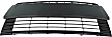 2014 Toyota Corolla - 3-Piece Kit Front Primed Bumper Cover, Fits CELLELE ECO Sub-Models Only, Without Chrome Grille Surround, CAPA Certified  Includes (1) Bumper Cover, (1) Bumper Grille, and (1) Grille