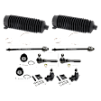 2001 GMC Sierra 1500 - 10-Piece Kit Front, Driver and Passenger Side Suspension Kit, Rack Steering Type, Power Steering, RWD, Includes (2) Ball Joint, (2) Steering Rack Boot, and (4) Tie Rod End