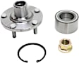 10-Piece Kit Front, Driver and Passenger Side, Lower Control Arm, Includes nut(s), includes Sway Bar Links, Tie Rod Ends, and Wheel Hubs