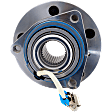4-Piece Kit Front, Driver and Passenger Side Fully Loaded Strut, FWD, Includes (2) Shock Absorber and Strut Assembly and (2) Wheel Hub