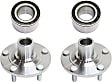 2010 Mazda 3 i - 2-Wheel Set Front Wheel Hub, FWD, 5 Lugs, With Bearing,  Includes (2) Wheel Bearing and (2) Wheel Hub