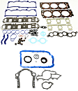 2-Piece Kit Engine Gasket Set, Overhaul, With Cast Aluminum valve covers, Includes (1) Cylinder Head Gasket, (1) Engine Conversion Gasket Set
