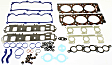 2-Piece Kit Engine Gasket Set, Overhaul, With Cast Aluminum valve covers, Includes (1) Cylinder Head Gasket, (1) Engine Conversion Gasket Set