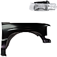 2-Piece Kit, Front, Passenger Side Fender, CAPA Certified, Includes (1) Fender and (1) Headlight