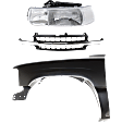 2003 Chevrolet Tahoe - 3-Piece Kit Front, Driver Side Fender, Includes (1) Fender, (1) Grille, and (1) Headlight