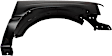 2002 Chevrolet Tahoe - 3-Piece Kit Grille, Chrome Shell with Black Insert,  Includes (1) Fender, (1) Grille, and (1) Headlight