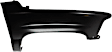 2002 Chevrolet Tahoe - 3-Piece Kit Grille, Chrome Shell with Black Insert,  Includes (1) Fender, (1) Grille, and (1) Headlight