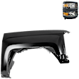 2-Piece Kit, Passenger Side Halogen Headlight, With bulb(s), OE Replacement, CAPA Certified, Includes (1) Fender and (1) Headlight