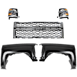 5-Piece Kit, Grille Chrome, Includes (2) Fender, (1) Grille, and (2) Headlight