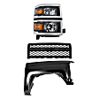 3-Piece Kit, Front, Passenger Side Fender, CAPA Certified, Includes (1) Fender, (1) Grille, and (1) Headlight