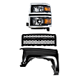 3-Piece Kit, Front, Driver Side Fender, CAPA Certified, Includes (1) Fender, (1) Grille, and (1) Headlight