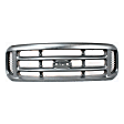 3-Piece Kit Grille, Painted Silver, Includes (1) Fender, (1) Grille, and (1) Headlight