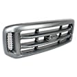 5-Piece Kit, Grille Painted Silver, Includes (2) Fender, (1) Grille, and (2) Headlight