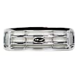 3-Piece Kit Grille, Chrome, Includes (1) Fender, (1) Grille, and (1) Headlight