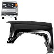 2-Piece Kit, Driver Side LED Headlight, With bulb(s), OE Replacement, CAPA Certified, Includes (1) Fender and (1) Headlight