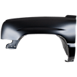 2004 Chevrolet Silverado 2500 - 4-Piece Kit Front, Driver and Passenger Side Fender, USA Built Vehicle, CAPA Certified Includes (2) Fender and (2) Headlight