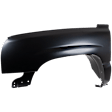 2004 Chevrolet Silverado 2500 - 4-Piece Kit Front, Driver and Passenger Side Fender, USA Built Vehicle, CAPA Certified Includes (2) Fender and (2) Headlight