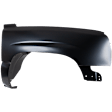 2004 Chevrolet Silverado 2500 - 4-Piece Kit Front, Driver and Passenger Side Fender, USA Built Vehicle, CAPA Certified Includes (2) Fender and (2) Headlight