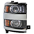 2-Piece Kit Passenger Side Halogen Headlight, With bulb(s), OE Replacement, Includes (1) Fender and (1) Headlight