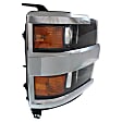 2-Piece Kit Passenger Side Halogen Headlight, With bulb(s), OE Replacement, Includes (1) Fender and (1) Headlight