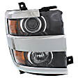 2-Piece Kit Passenger Side Halogen Headlight, With bulb(s), OE Replacement, Includes (1) Fender and (1) Headlight