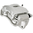 2-Wheel Set Front Brake Kit With Calipers, Plain Surface 5 Lugs 295.91 mm Ceramic, Includes (2) Brake Caliper, (1) Brake Pad Set and (2) Brake Disc