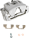 4-Wheel Set Front and Rear Brake Kit With Calipers, Cross-drilled and Slotted 5 Lugs Front-344.93 mm/Rear-320.04 mm Ceramic RWD, Includes (4) Brake Caliper, (2) Brake Pad Set and (4) Brake Disc