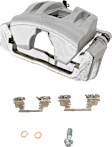 4-Wheel Set Front and Rear Brake Kit With Calipers, Cross-drilled and Slotted 5 Lugs Front-344.93 mm/Rear-320.04 mm Ceramic RWD, Includes (4) Brake Caliper, (2) Brake Pad Set and (4) Brake Disc