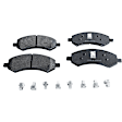 7-Piece Kit Front, Driver and Passenger Side, Lower Control Arm Kit, Includes (2) Brake Disc, (1) Brake Pad Set, (2) Control Arm and (2) Axle Assembly