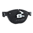 2012-2013 BMW 528i - 2-Wheel Set Front Brake Disc and Pad Kit, Plain Surface, 5 Lugs, Organic, Pro-Line Series
