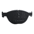 2012-2013 BMW 528i - 2-Wheel Set Front Brake Disc and Pad Kit, Plain Surface, 5 Lugs, Organic, Pro-Line Series