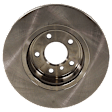 2012-2013 BMW 528i - 2-Wheel Set Front Brake Disc and Pad Kit, Plain Surface, 5 Lugs, Organic, Pro-Line Series