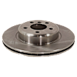 2012-2013 BMW 528i - 2-Wheel Set Front Brake Disc and Pad Kit, Plain Surface, 5 Lugs, Organic, Pro-Line Series