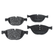 2012-2013 BMW 528i - 2-Wheel Set Front Brake Disc and Pad Kit, Plain Surface, 5 Lugs, Organic, Pro-Line Series