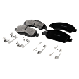 2009 Chevrolet Silverado 1500 LT - 4-Piece Kit Front Brake Disc and Pad Kit, Cross-drilled and Slotted, 6 Lugs, Ceramic, Except Electronic Stability Control, 6.2L 8Cyl, Pro-Line Series  Includes (2) Brake Disc and (1) Brake Pad Set