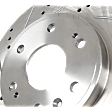 2009 Chevrolet Silverado 1500 LT - 4-Piece Kit Front Brake Disc and Pad Kit, Cross-drilled and Slotted, 6 Lugs, Ceramic, Except Electronic Stability Control, 6.2L 8Cyl, Pro-Line Series  Includes (2) Brake Disc and (1) Brake Pad Set