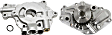 2-Piece Kit Oil Pump, Includes (1) Oil Pump and (1) Water Pump