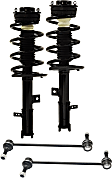 4-Piece Kit Front, Driver and Passenger Side Suspension Kit, Includes (2) Sway Bar Link and (2) Shock Absorber and Strut Assembly