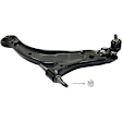 8-Piece Kit Front Axle Assembly, Automatic Transmission, Plug-In Style Inboard Housing, FWD, includes Brake Discs, Brake Pad Sets, and Control Arms