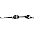 8-Piece Kit Front Axle Assembly, Automatic Transmission, Plug-In Style Inboard Housing, FWD, includes Brake Discs, Brake Pad Sets, and Control Arms