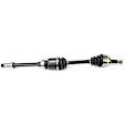 8-Piece Kit Front Axle Assembly, Automatic Transmission, Plug-In Style Inboard Housing, FWD, includes Brake Discs, Brake Pad Sets, and Control Arms